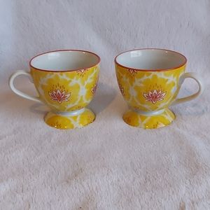 Pair of World Market mugs